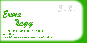 emma nagy business card